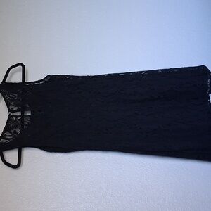 Halo Black Lace Dress